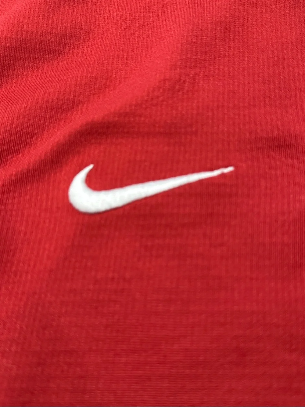 Nike Men’s Red Short-Sleeve Performance Polo with Embroidered Logo Texas Rangers